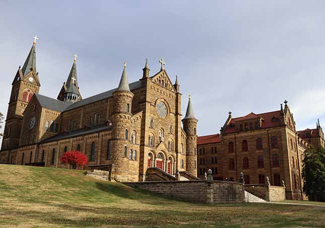Photo of the Saint Meinrad campus.